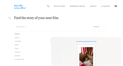 Desktop Screenshot of best-seller-to-box-office.com